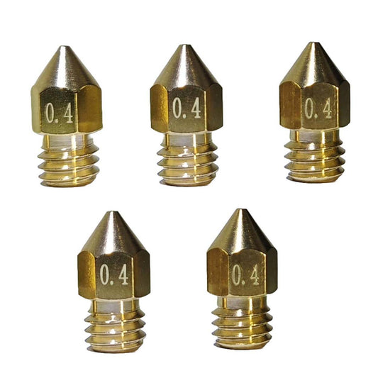 0.4MM Nozzle (0,4 mm / 5 stuks)