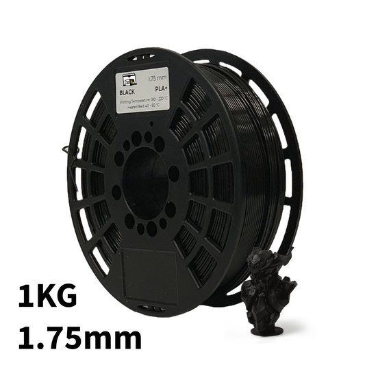 Black 3D Filament 1.75mm 1KG PLA+
