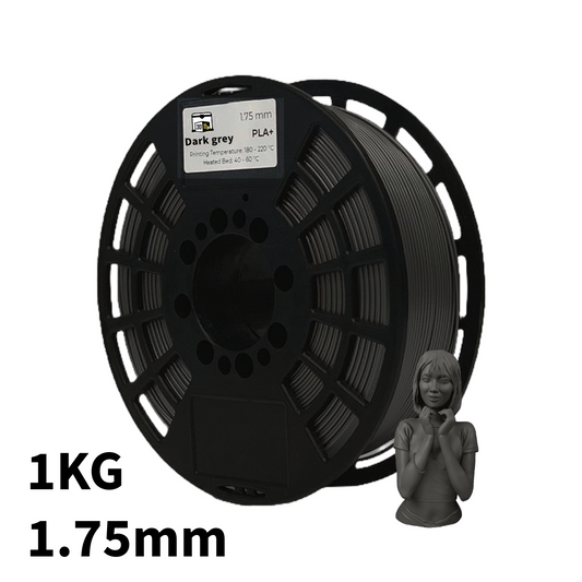 Grey 3D Filament 1.75mm 1KG PLA+