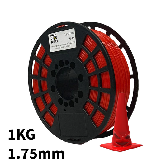 Red 3D Filament 1.75mm 1KG PLA+